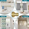 ZYRW Gold Shower Curtain Rod 36-68 Inch(3-5.6ft) Never Rust No