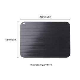 Fast Defrosting Tray Metal Aluminum Fast Thawing Tray Plate Home Kitchen Gadget