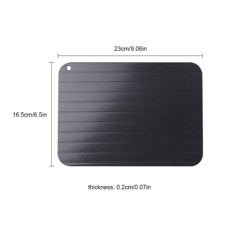 Fast Defrosting Tray Metal Aluminum Fast Thawing Tray Plate Home