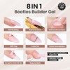 Beetles Gel Constructor Nude Rosa 7 en 1, 15 ml
