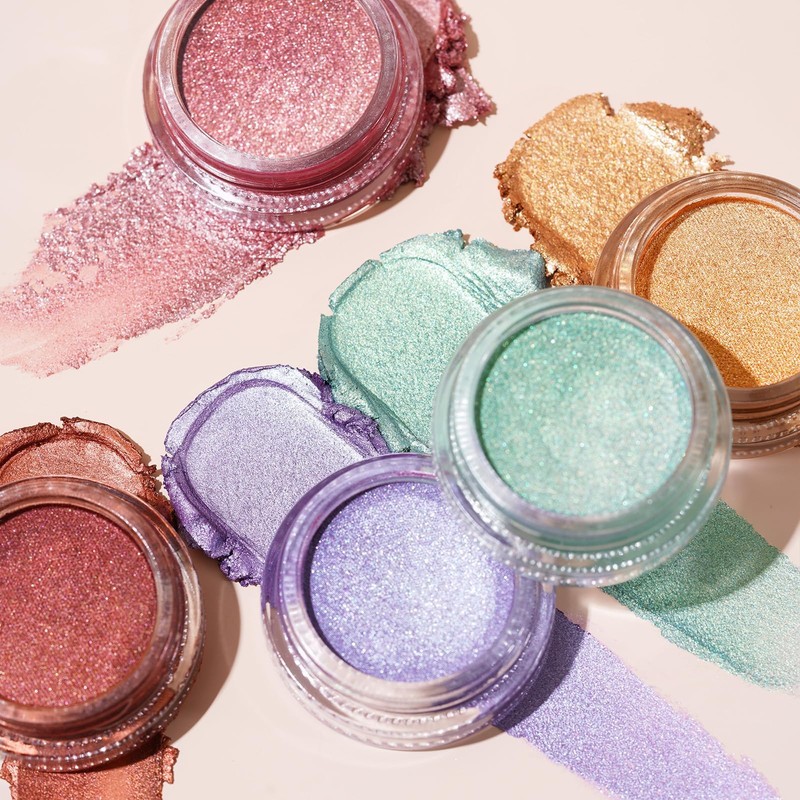 Oulac Green Cream Eyeshadow-Eyeshadow Prime| as Highlighter Large Capacity Highly