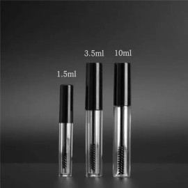 Unknown 화장품 1.5 ml DIY 빈 리필 가능 투명 마스카라 튜브 액체 속눈썹 크림 바이알 병 여행용 휴대용 미용 용기 Cosmetic 1.5 ml DIY Empty Refillable Transparent Mascara Tube Liquid Eyelash Cream Vial Bottle Travel Portable Beauty Container [1.5ml]