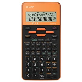 Sharp Scientific Calculator el 509 Orange