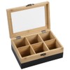 Kesper® Tea Box, Material: FSC® Certified Bamboo, 6 Compartments, with