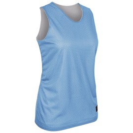 Champro Polyester Reversible Basketball Jersey, Women's X-Large, Light Blue, White