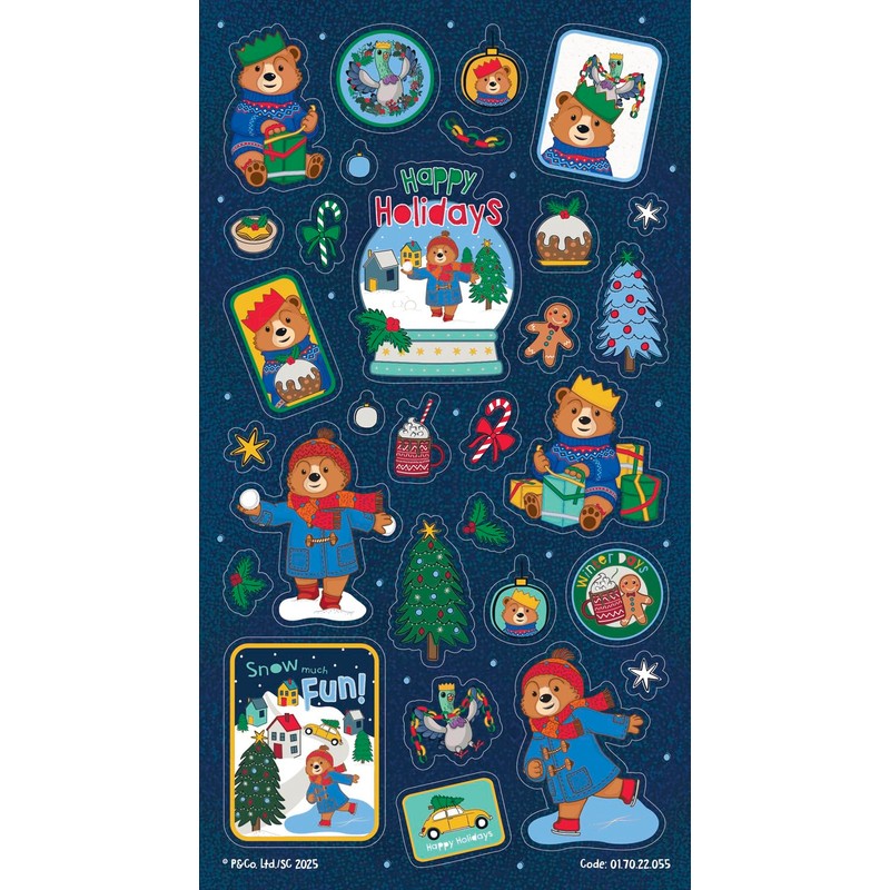 The Adventures of Paddington Christmas Mega Sticker Pack | Three