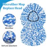Mop Heads Replacements for O-Cedar RinseClean 2-Tank Spin Mop, Mop