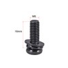 sourcing map M6 x 16mm Carbon Steel Phillips Pan Head