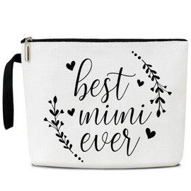 Mimi Bag, Gifts For Mimi, Grandma Gifts, Birthday Gifts for Women, Best Mimi Ever - First Time Grandma Gifts Grandmother Gifts, Cosmetic Bag Zipper Travel Organizer Toiletry Pouch -048