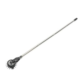 Manual Lawn Edger, Rotary Lawn Edger with Single Wheel Manual Lawn Edging Cutter with Handle, for Yard Garden Landscape Sidewalk (4 Section)