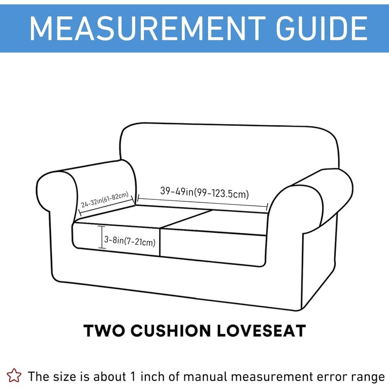 hyha Universal Couch Cushion Covers, Magic Sofa Covers Washable, Stretch