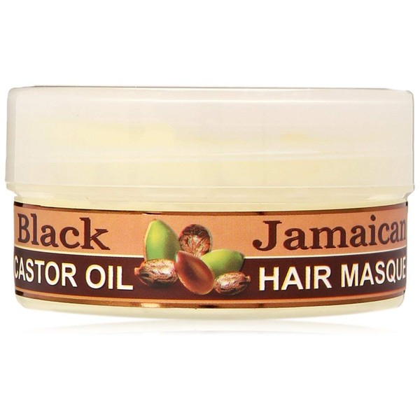 OKAY | Black Jamaican Castor Oil Hair Masque | For All Hair Types & Textures | Prevent Damage for Maximum Growth | Moisturizes & Regrows Strong Hair | Free of Parabens, Silicones, Sulfates | 2 oz