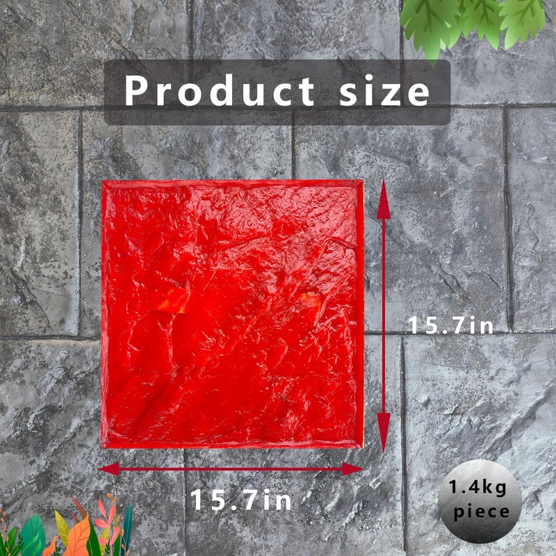 Concrete Stamps Mat, Stone molds for concrete, Concrete Texturing Skin