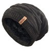 RockJock Mens Winter Knitted Slouch Beanie with R80 Thermal Insulation