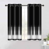AHBEWIN Piano Blackout Curtains Black and White Piano Key Curtain