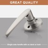 Probrico (5 Pack Door Hardware Dummy Lever Door Handles for