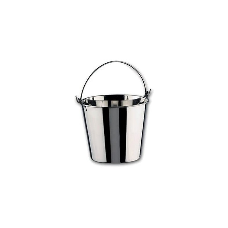 Lacor GARINOX 14 CMS Bucket 1.40 Lt, Stainless Steel, Silver,