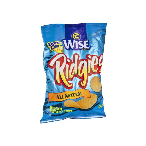 Wise Ridgies All Natural Ridged Potato Chips