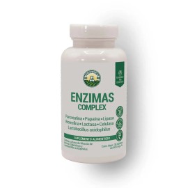 Enzimas Digestivas Lactasa Lipasa Caps Suplemento Digestión Absorción Nutrientes Pasiguaro