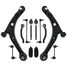 HAWK BROTHER Control Arm, Replacement For Front Lower Control Arm With Ball Joint Sway Bar Tie Rod Boots Compatible With 2003-2005 Honda Pilot, 2001-2005 Acura MDX - 8 Pcs