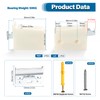 VooGenzek 4 PCS Cabinet Suspension Brackets, Cupboard Wall Mounting, Kitchen
