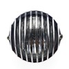 ONGMEIL Universal 4.5 Inch Vintage Headlight/Birdcage Grill/Harley New School Bobber