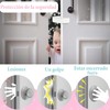 6 Piezas Topes Puertas, Tope para Puerta para Bebé Seguridad,