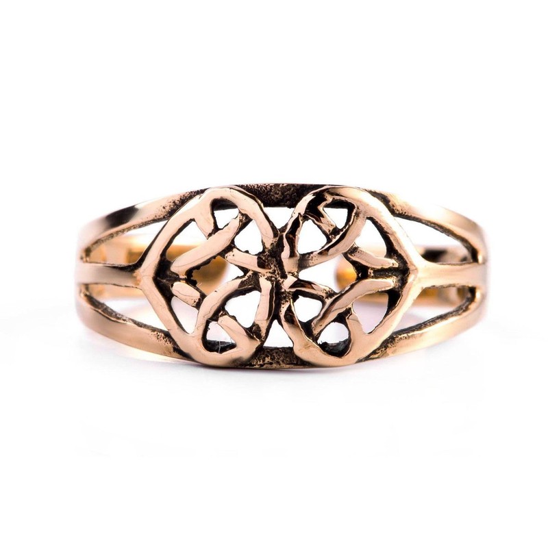 Windalf TIALTU 7mm Celtic Knot Jewelry Bronze Toe Ring, Bronze