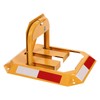 Orange Car Parking Lock,Folding Car Parking Lock with Keys,Manual Parking