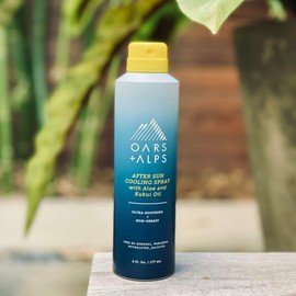 Oars + Alps After Sun Cooling Spray, Includes Aloe Vera and Niacinamide with a Green Tea Scent, 6 Fl Oz