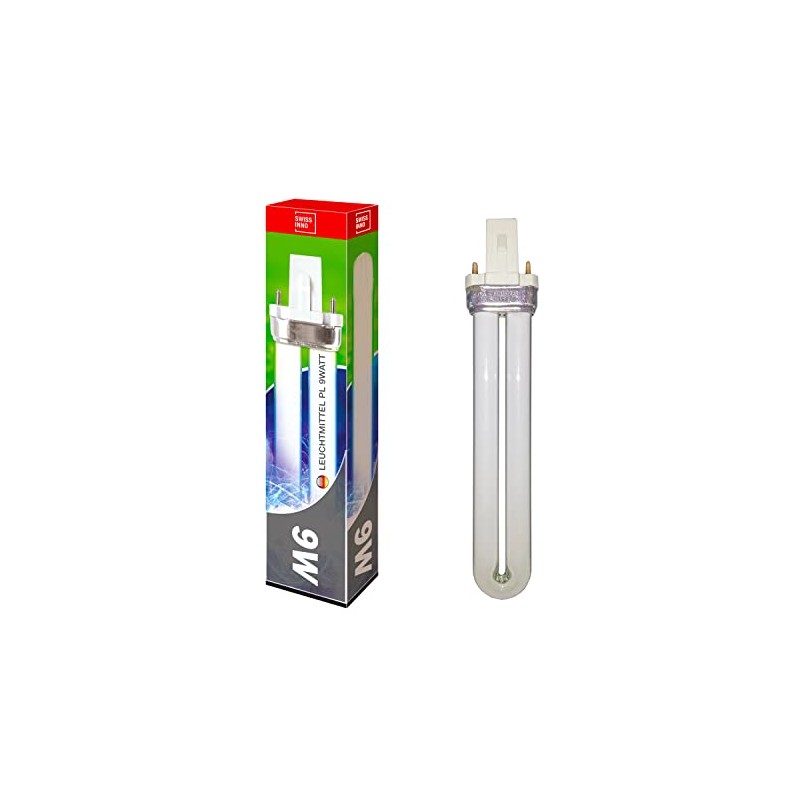 SWISSINNO PL-9WU UVA 9 W Ersatzröhre für Insektenvernichter, Weiß
