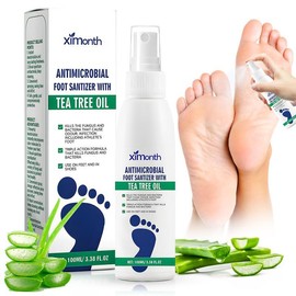 Tea Tree Oil Foot Spray - Plantar Moisturizing Deodorant for Odor Control & Dry Feet Care, Refreshing and Comfortable:_1 Count