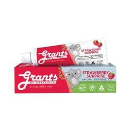 Grants of Australia Kids Natural Toothpaste Strawberry Surprise 75g