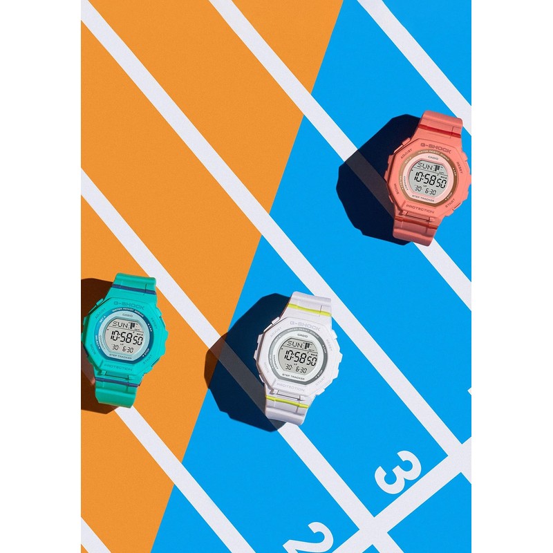 Casio GMD-B300 Wristwatch, Equipped with Bluetooth, Biomass Plastic, Turquoise