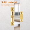 Uenhoy 5 Pcs Solid Brass Cabinet Door Catch, Dual Ball