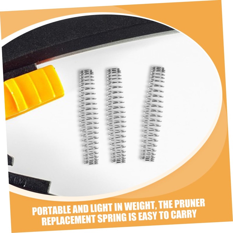 Totority 10pcs Bypass Pruner Spring Replacement for Garden Shears Tree