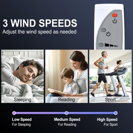 RETROSUN New Replacement Remote Control Compatible with Black+Decker 18-Inch Stand Fan Pedestal Fan 3-Speed Settings, White