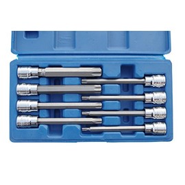 US Pro 8pc 3/8" Dr Cr-V Torx Bit Sockets T25 - T60 110mm Garages Mechanics 3303