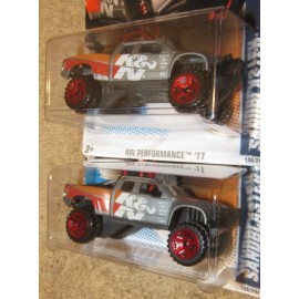 Hot Wheels Lot of 2 - 2011 Hot Wheels - Sandblaster Offroad Truck K&N Air Filters
