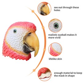 PartyCostume Deluxe Innovative All Saints Costume Meeting Botanical Man Head Mask Parrot