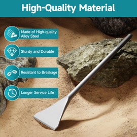 YOSIGHT Tile Chisel with SDS-Max Shanks - 4.33 In. x 15.75 In. Tile Chisel Hammer Alloy Steel Chisel Remove Chisel- Suitable for SDS-Max Jack Hammer