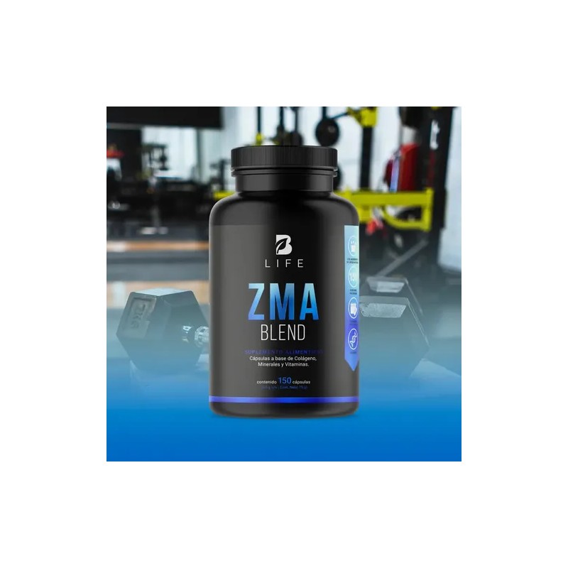 Zma Plus 150 Cáps De Zinc, Magnesio Y B6 Con