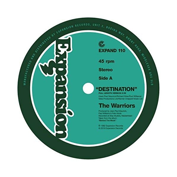 Destination [12" VINYL] by The Warriors [Vinyl]