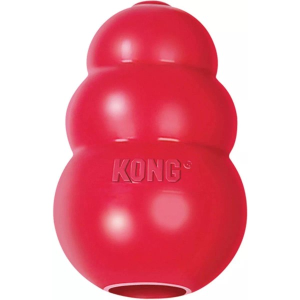 Kong Classic Medium Juguetes Rellenable Perro Mediano Color Rojo