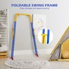 Foldable Baby Swing Frame, Heavy Duty Metal A-Frame Swing Sets