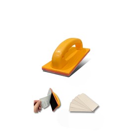 Bule Maple Hand Sander Sandpaper Holder Magic File Sandpaper
