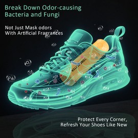 DUNGGLE Shoe Deodorizer Rechargeable Ozone Tech Eliminates Odors in All Footwear, Auto Shut-Off Durable Freshener