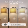 BoostArea Floor Lamp for Living Room,9W LED Arched Floor Lamp,Tall