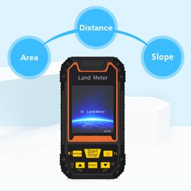 Handheld GPS Survey Equipment, S3 Land Area Meter with 4 Measurement Modes, 2.4in Color Screen, Professional GPS GNSS Receiver Surveryor Tool for Flat Fields Slopes Mountains