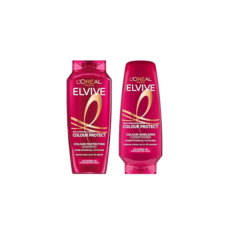 L'Oreal Paris Elvive Colour Protect Haircare Duo – 400ml Colour